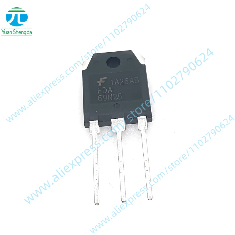 

5PCS New Original 69A 250V MOSFET TO-3P FDA69N25