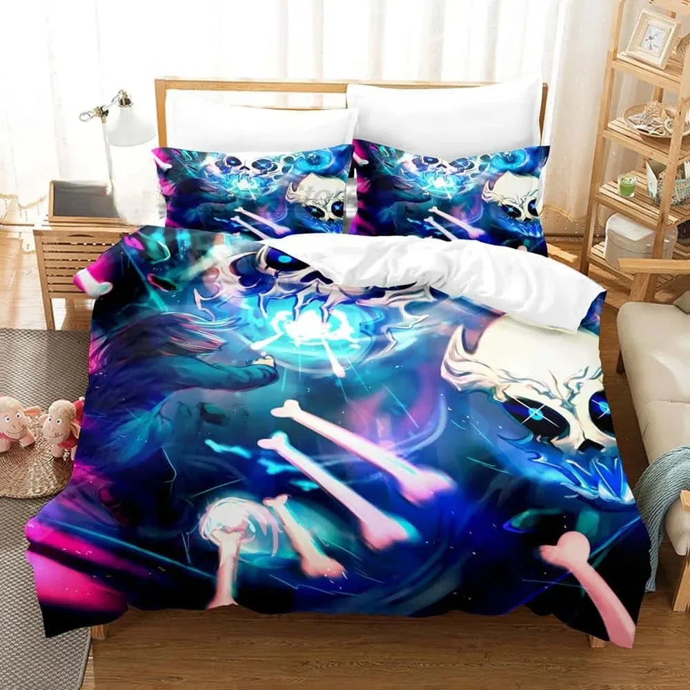 

3d Cartoons Undertale Sans Bedding Set Single Twin Full Queen King Size Bed Set Adult Kid Bedroom Duvet cover Sets Home Textiles