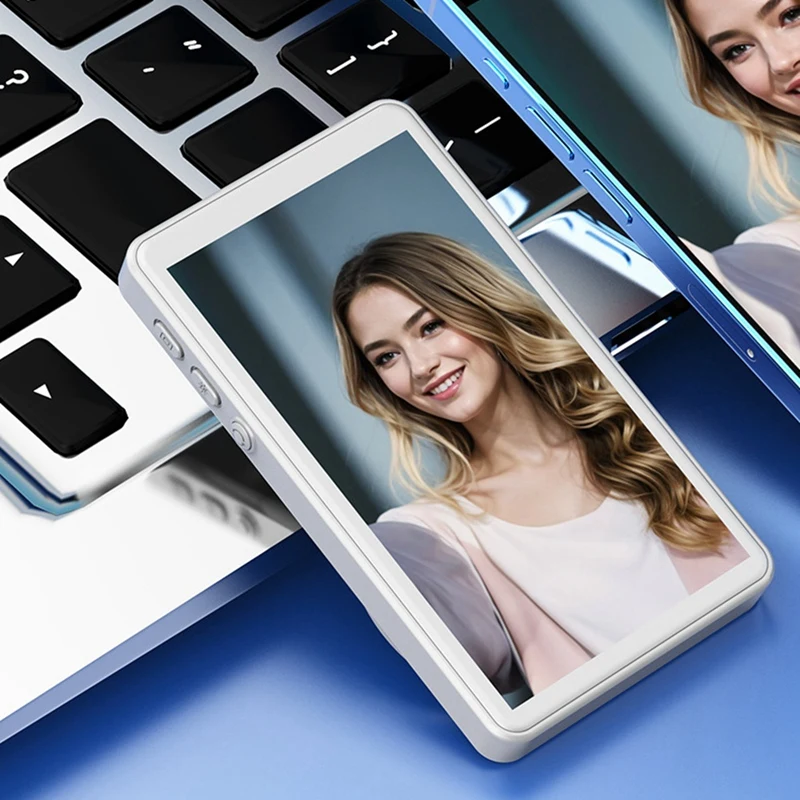 ●Mobile Phone Wireless Magnetic Screen Thrower Monitor Screen for Smartphone Vlog Live Stream Video Recording Gray