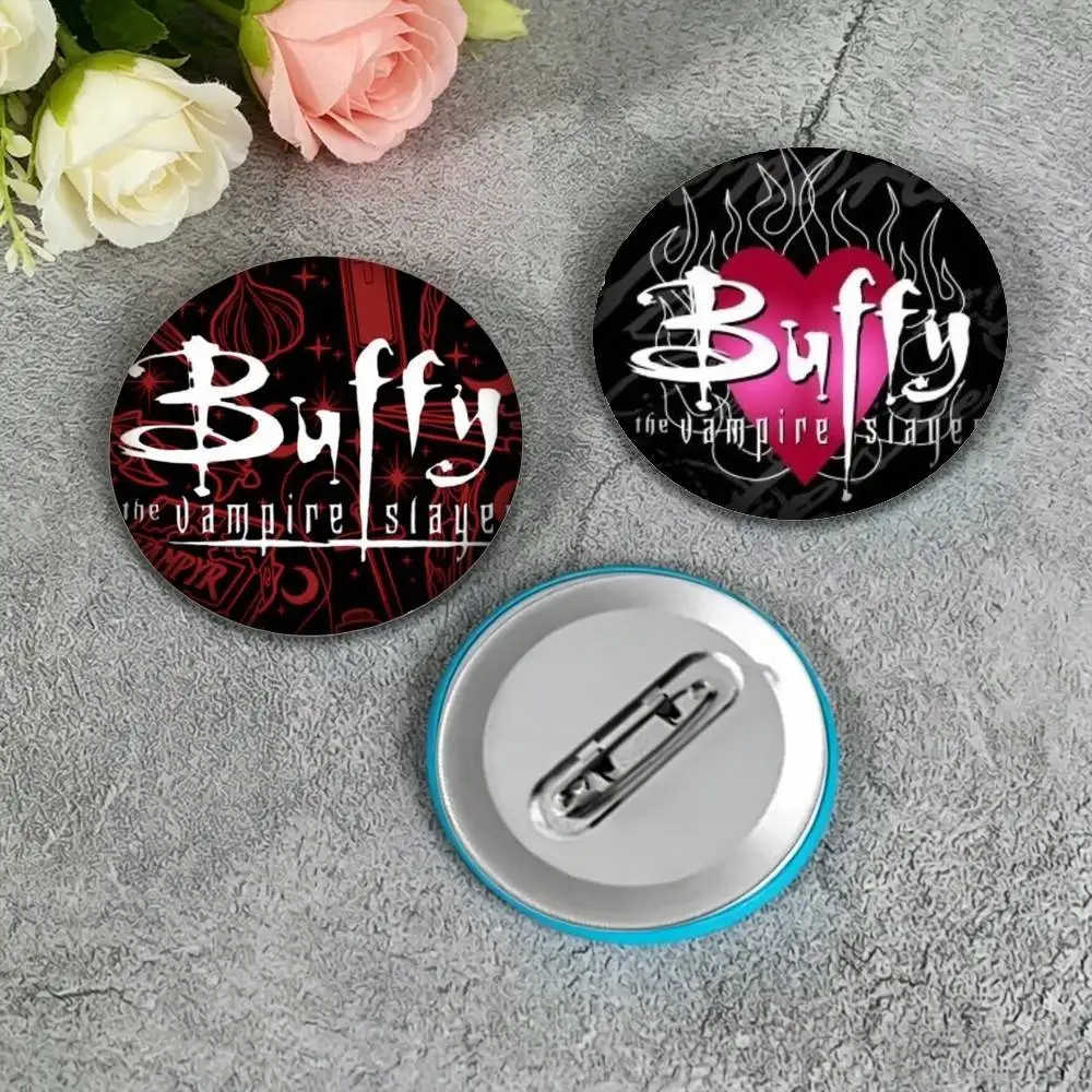 B-Buffy The Vampire Slayer 25 32 44 58 75mm Badges Personalized Round Brooches Pins Accessory Gift