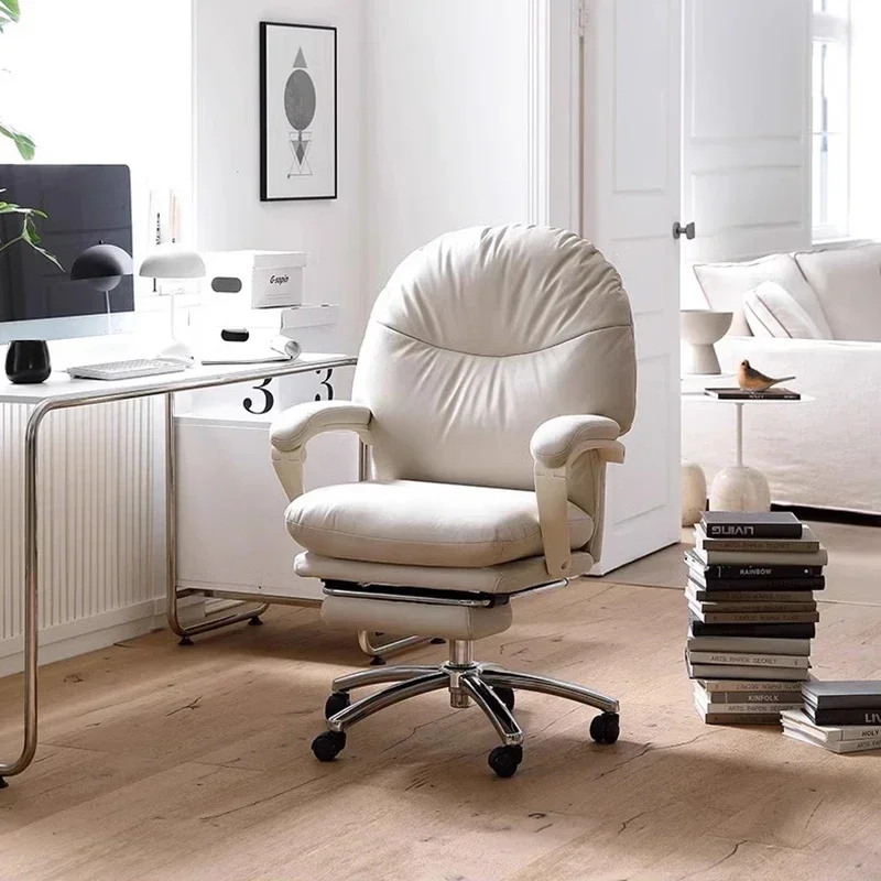 Computer Gaming Office Chair Home Comfort Sedentary Bedroom Chair Living Room Vanity Salon Furniture Silla Escritorio FYOC