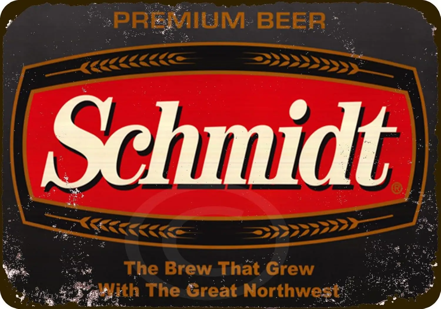Maßgefertigtes Kraze Schmidt Premium Bier Vintage Reproduktions-Metallschild