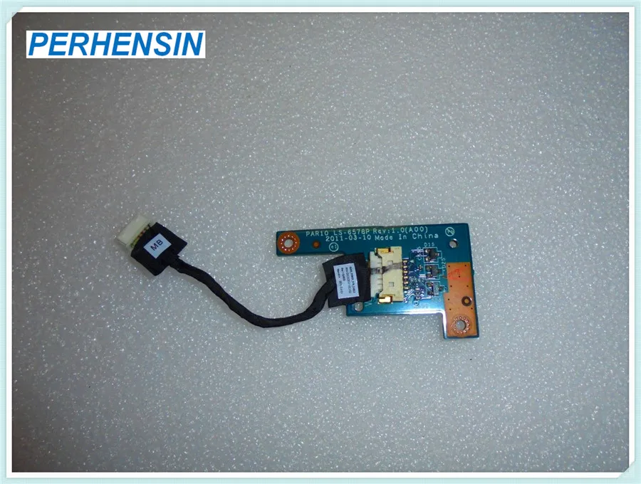 Power Button Board com cabo, adequado para Dell Alienware M18x, 67GPX, LS-6578P, Genuine