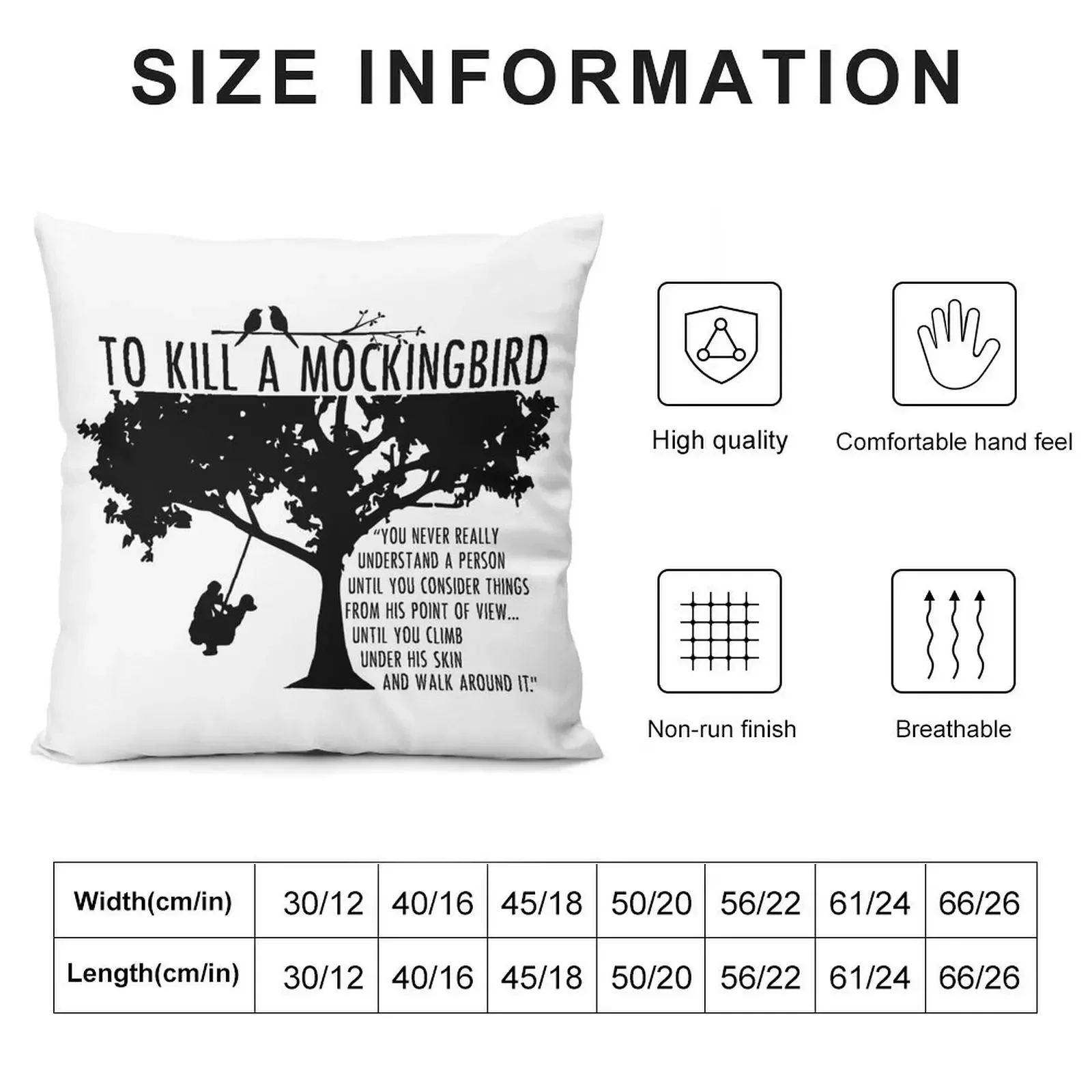 To Kill a Mockingbird Throw Pillow home decor items christmas decorations 2025 Decorative Sofa Cushion pillow