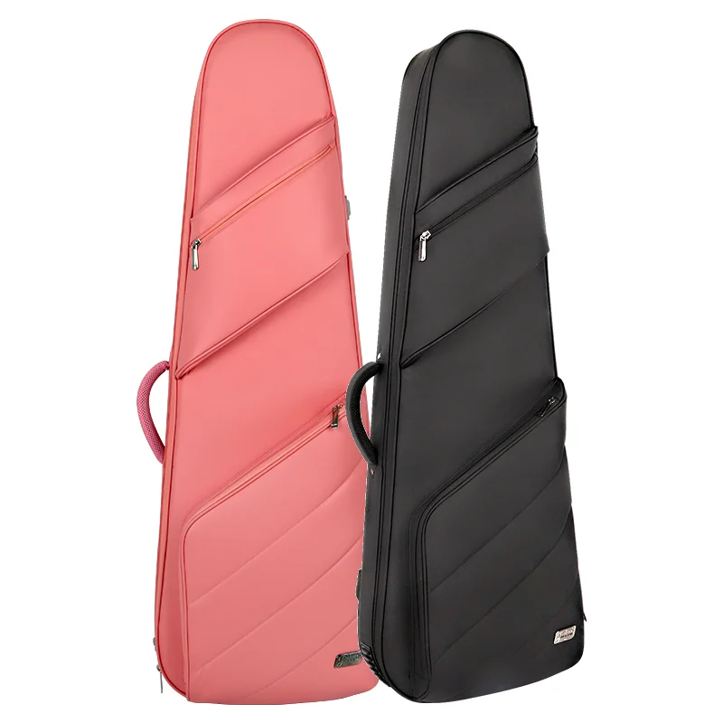 Electric Bass Guitar Bag Hot Selling Oxford Material Waterproof Wear Bright Color Double Shoulder Back