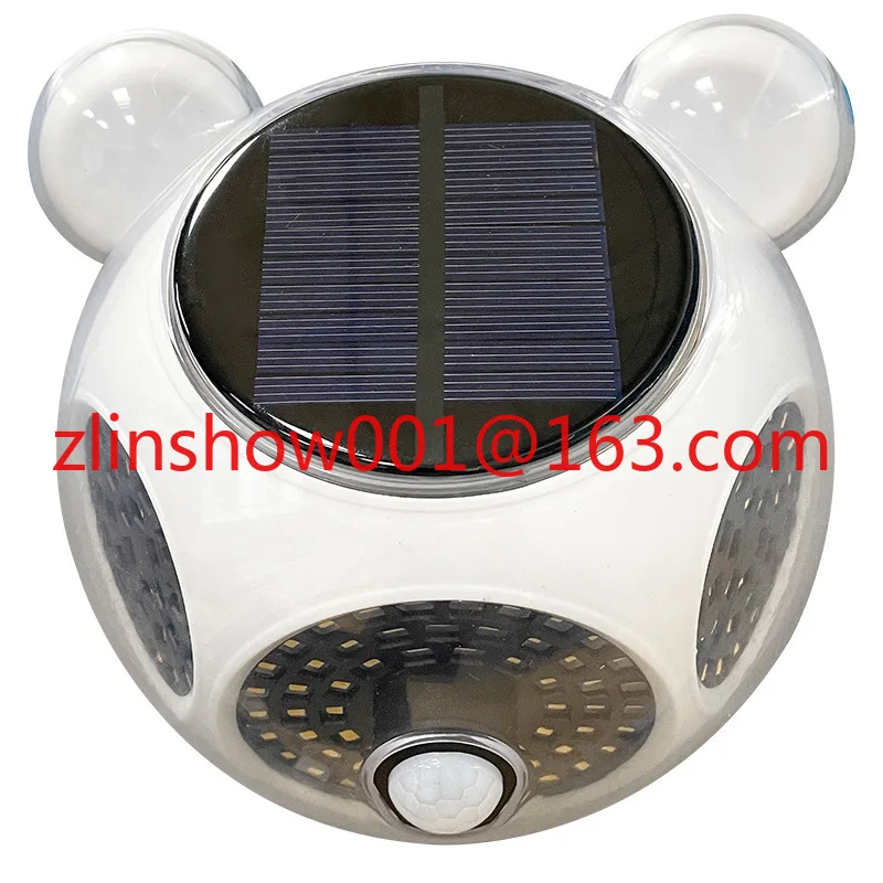 Solar Lamp Outdoor Yard  Lighting Wall Lamp Wiring Free Magnetic Suction Water-Proof LED Light Infrared Sensor Lamp