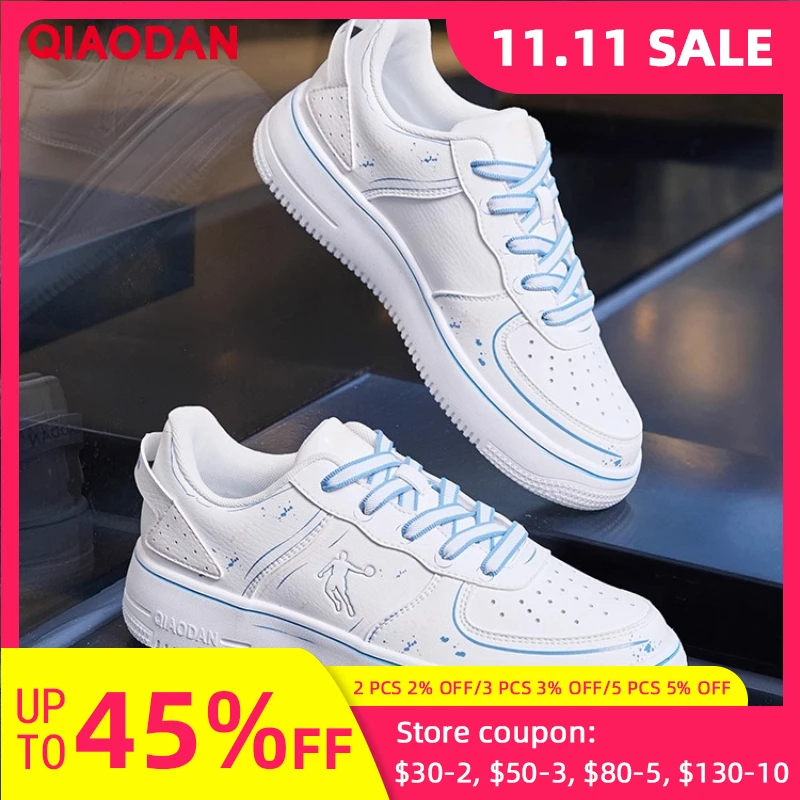 

QIAODAN Men 2025 Autumn Fashion Graffiti Casual Shoes Versatile Sports Shoes Classic Sneakers XM2590550T
