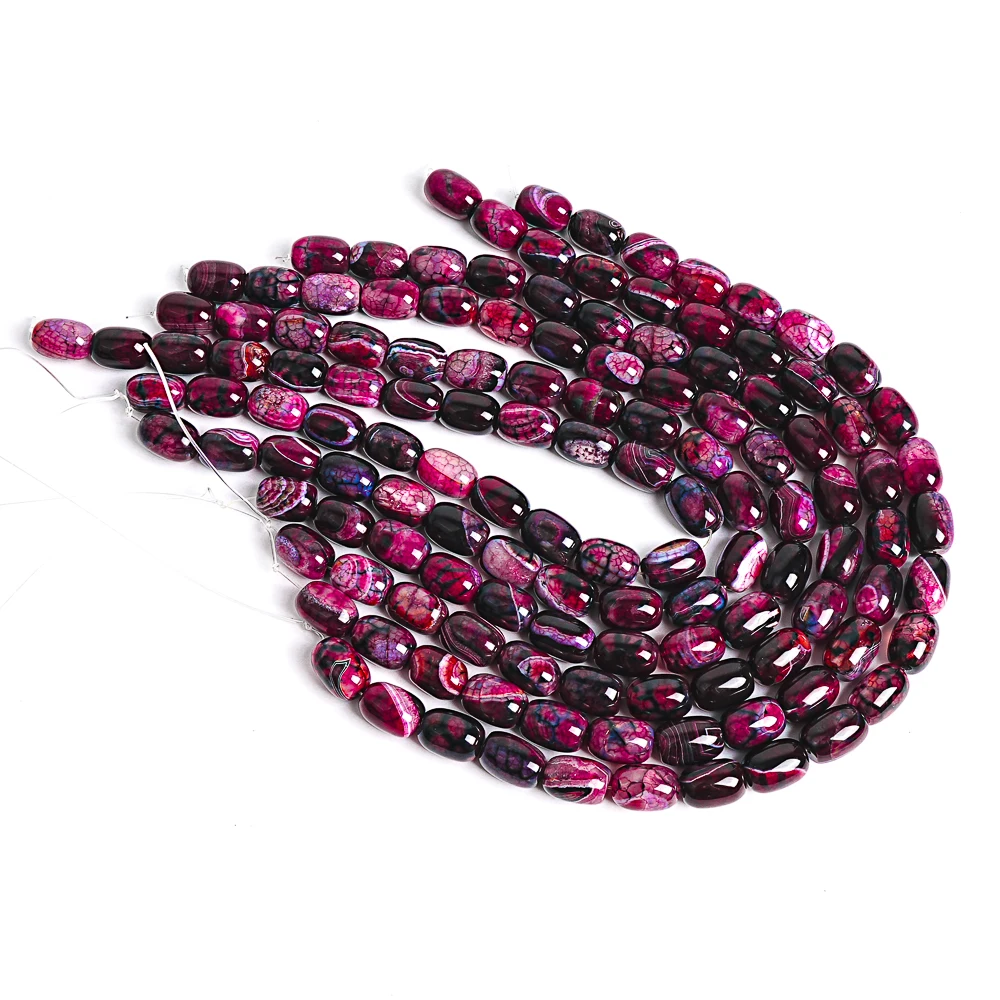 High Quality 17x12mm Agate Barrel Beads Polished Loose Beads for Men Women Jewelry Boho Chic Craft Wholesale DIY Accessories