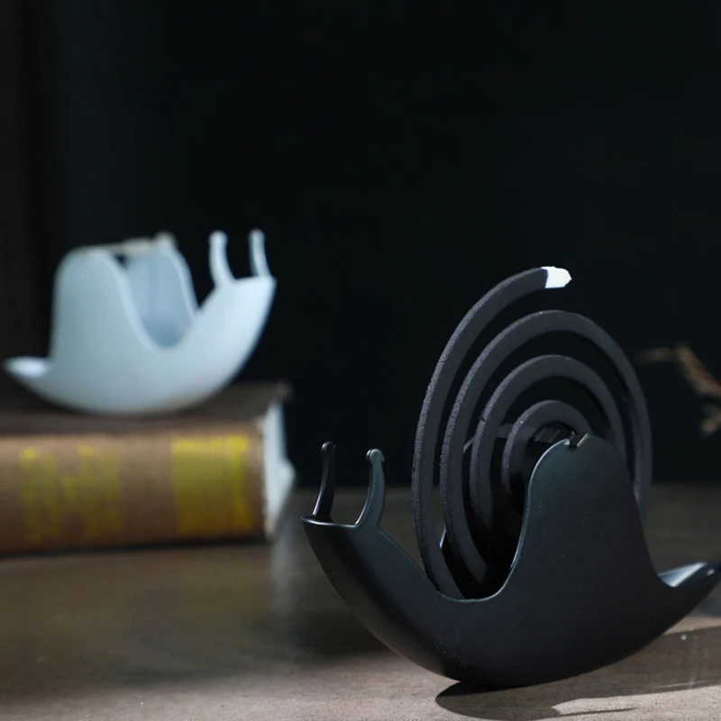 Bracket Large Mosquito Coil Holder Snail Mosquito Coil Tray Fire Indoor And Outdoor To Catch Mosquito Coils Ash Household Decor