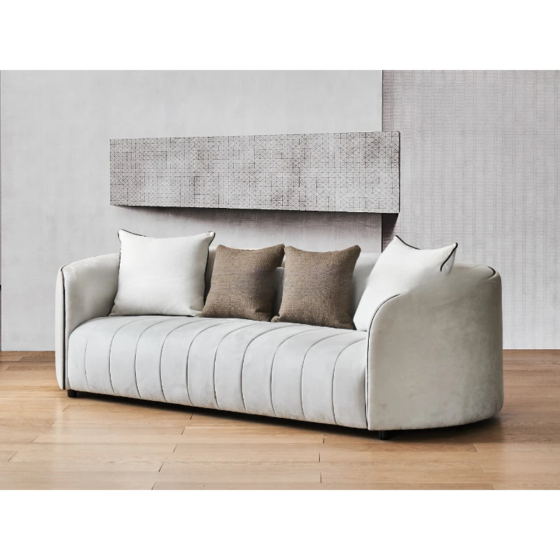 Fabric sofa/minimalist/2.3m three person seat/tech fabric