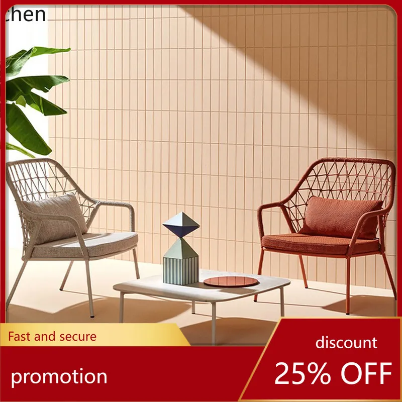 HXL Outdoor Leisure Creative Table and Chair Set Waterproof Marble Table and Chair Combination