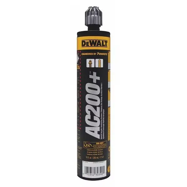 AC200+ Acrylic, 10 Oz Container Size Cartridge, Includes Mixing Nozzle