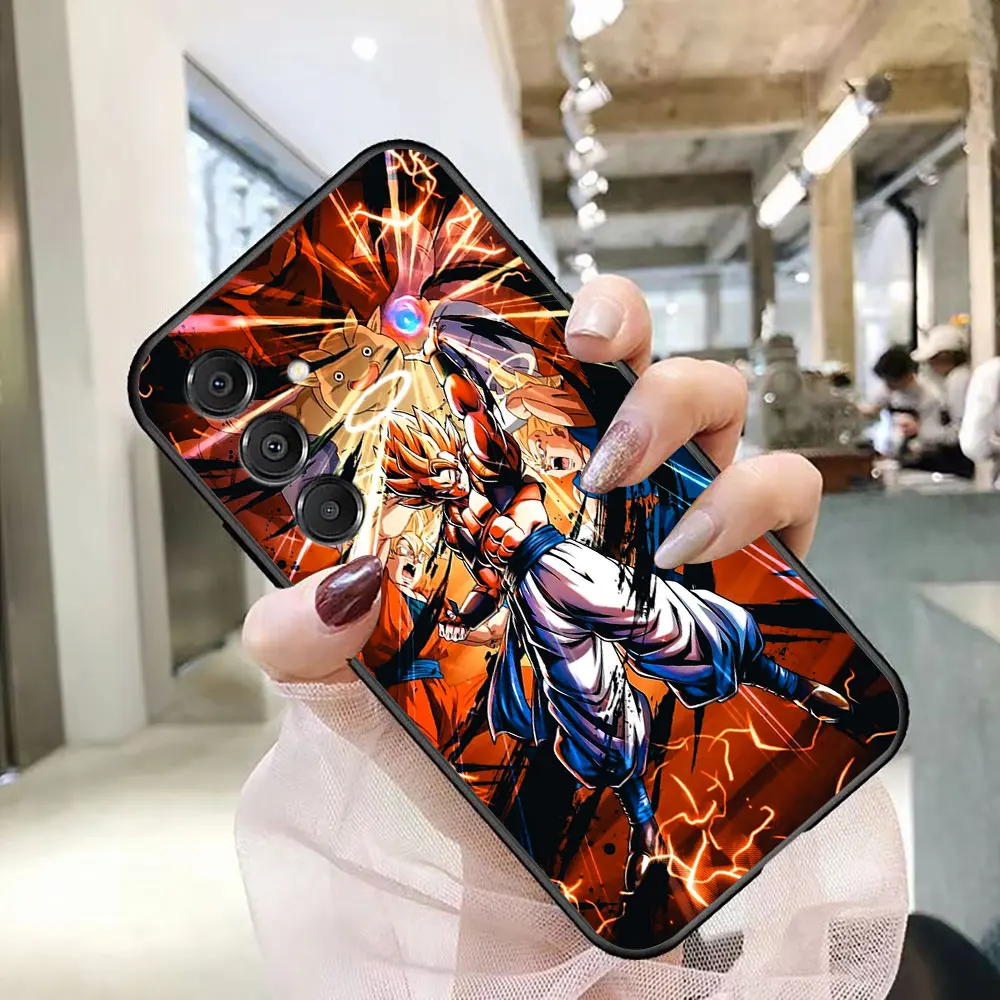 D-Dragon Ball Super Saiyan Cover Phone Case For Samsung A07 A06 A05S A04 A03S A10 A12 A13 A24 A30 A50 NOTE 10 20 M33 M53 Capa