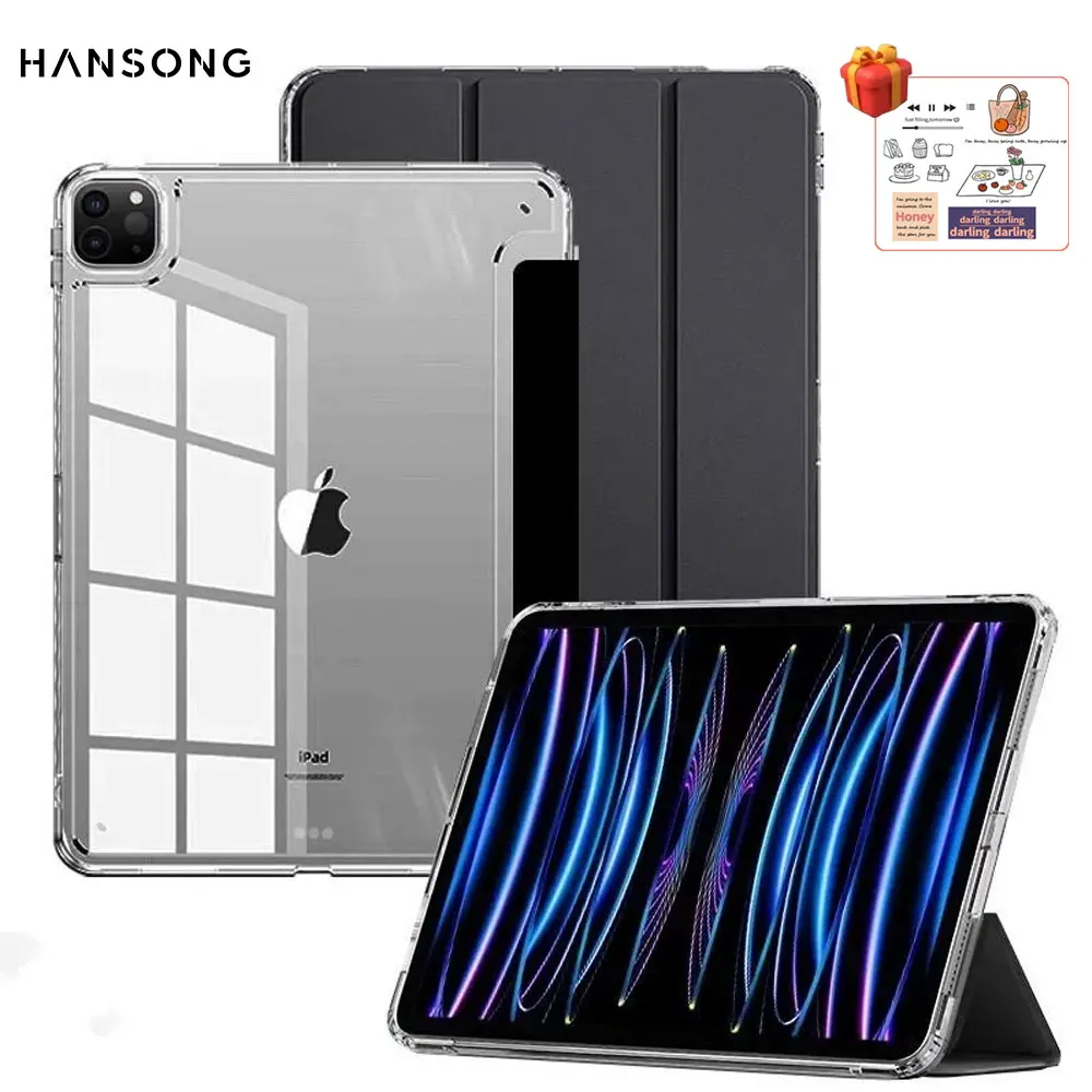 Couples For iPad Air 5 Case 2024 Air 6 11 iPad Pro 11 12.9 13 10 Gen 10.2 9th 8th 6th 5th 9.7 inch Mini 7 6 Smart Case 1/2Pcs