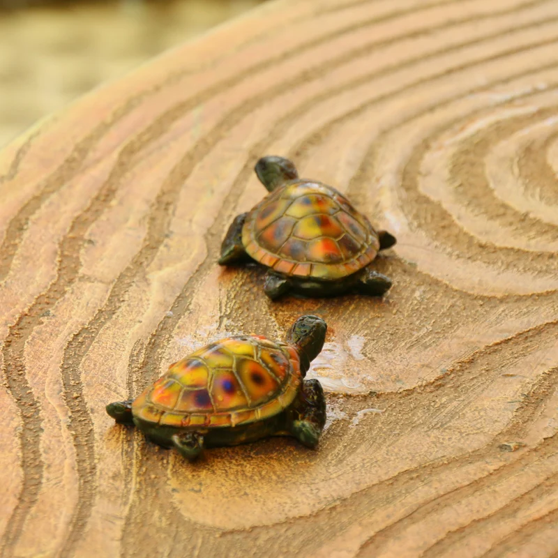 Resin Snail Figurines Garden Ornaments Outdoor Tortoise Turtle Animal Figurines Art Yard Home Decor