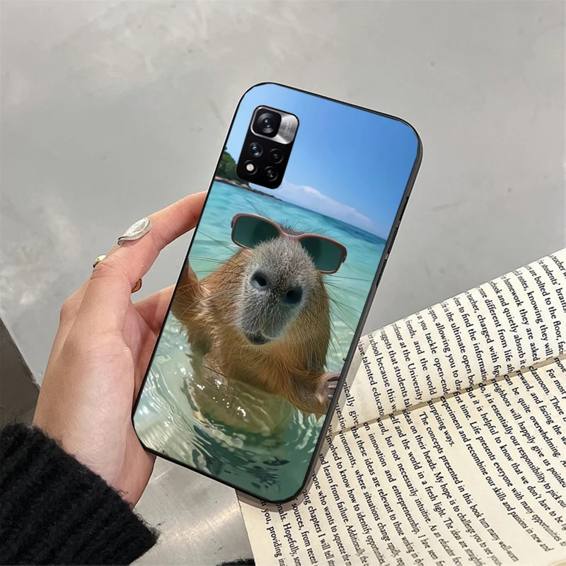 

Animal Capybara Carcasa Funda Phone Case For Xiaomi Redmi note 14 Pro 14 13 12 11 10 Pro 14S 12S 11S Redmi 14C 13C 10