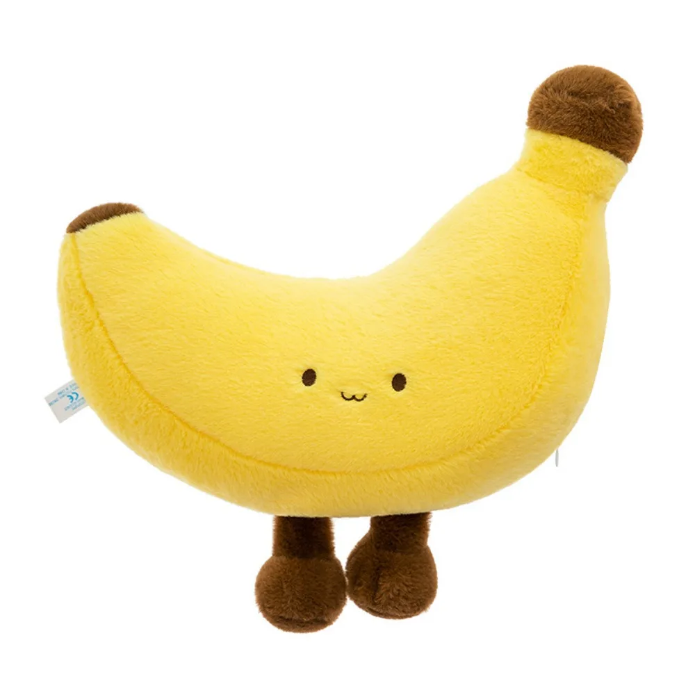 

High Quality Banana Long Leg Simulation Fruit Banana Pillow Yellow Cute Design Cute Banana Room