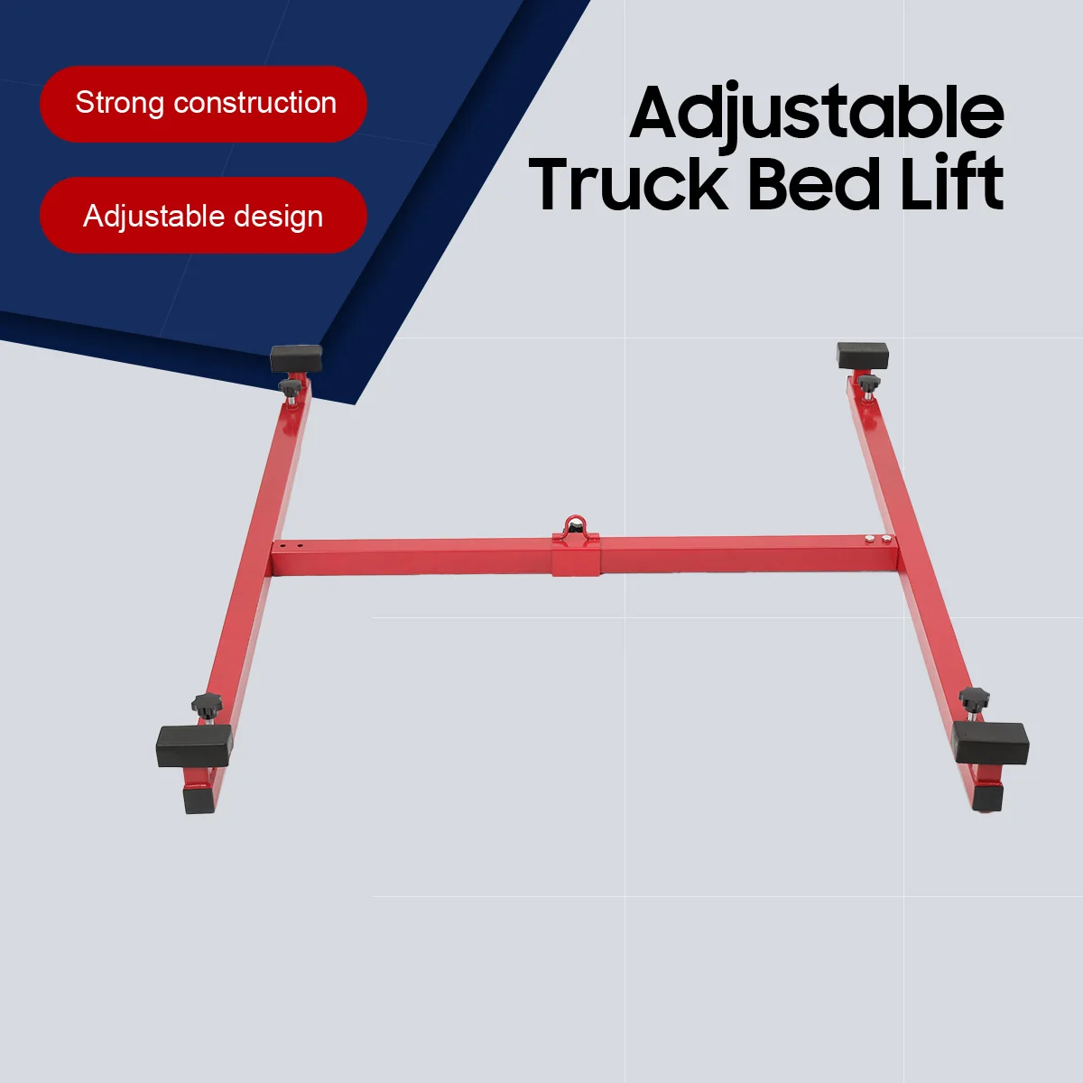 Регулируемый подъемник для грузовика, универсальный, сталь с красным порошковым покрытием, емкость 800 фунтов, НОВИНКА