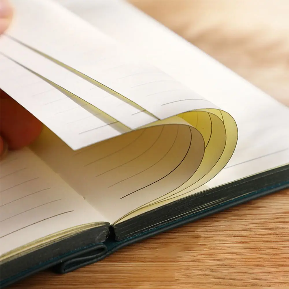 Durable Soft A6 Notebook Simple Fashions Leather Diary Thickened Non-bleeding Ink Pocket Notebook Student