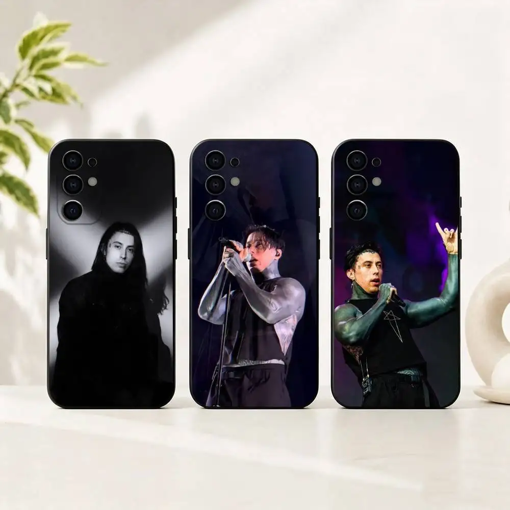 Singer Rapper Ronnie R-Radke gift Phone Case For Samsung S25,S24,S21,S22,S23,S30,Ultra,S20,Plus,Fe,Soft Silicone Black Cover