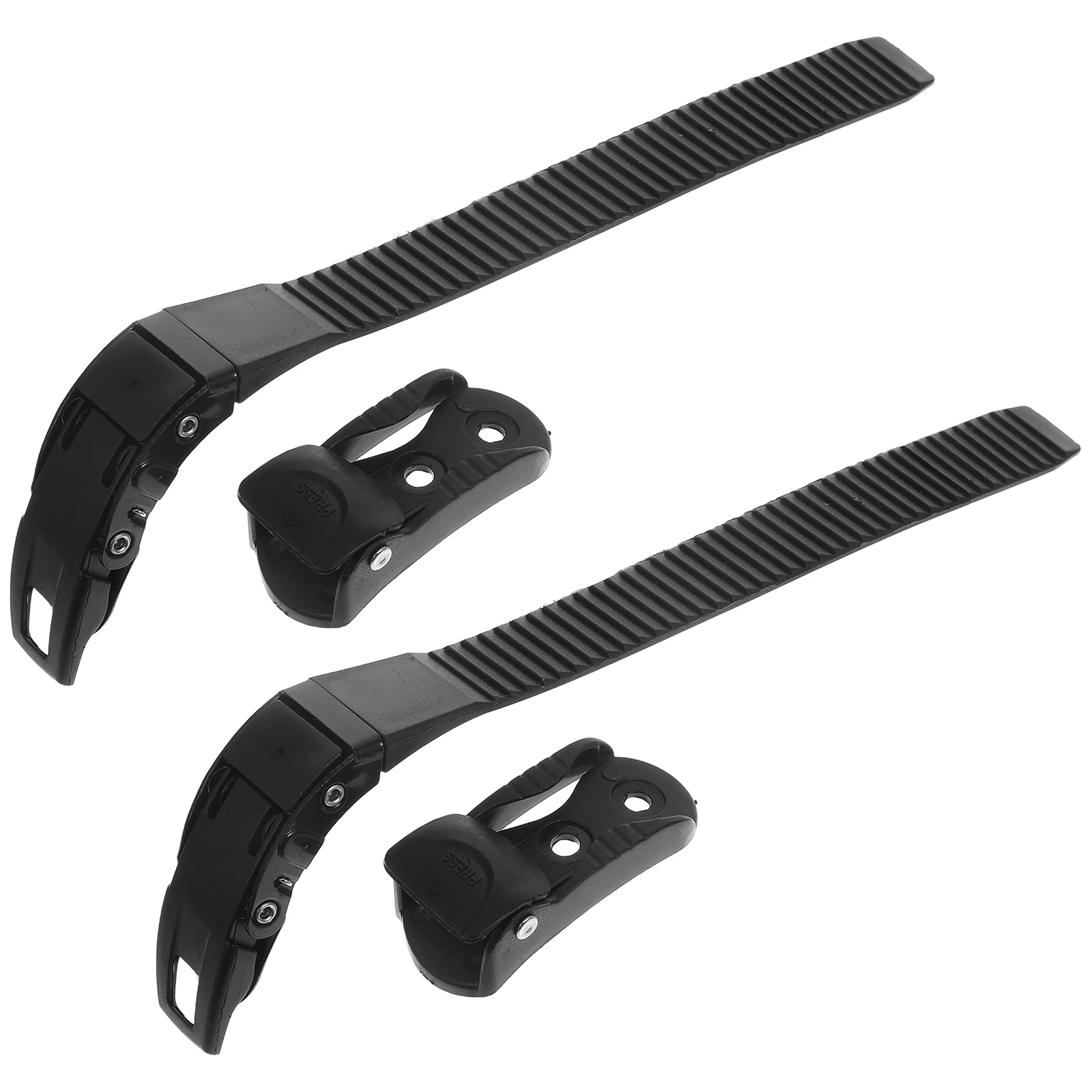 

2pcs Roller Buckle Straps Skating Shoes Buckle Straps Adjustable PP Material Black Child Size Skate Accessories