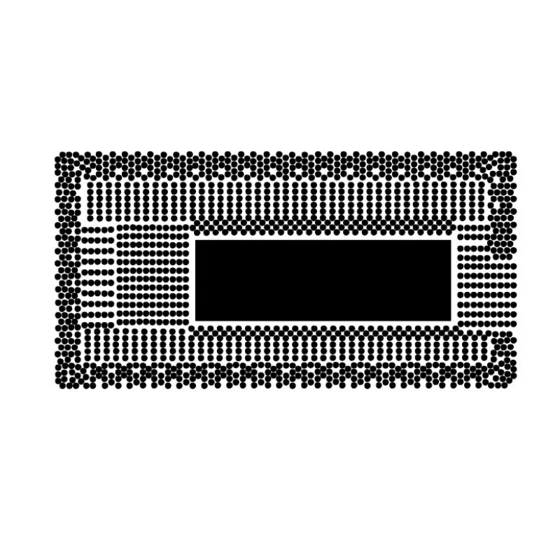 Direct heating  I5-10310U SRJ7T SRGKX I7-10610U SRJ7R SRGKV I7-10810U SRJ7Q SRGP1 0.45MM CPU 1528 BGA Stencil