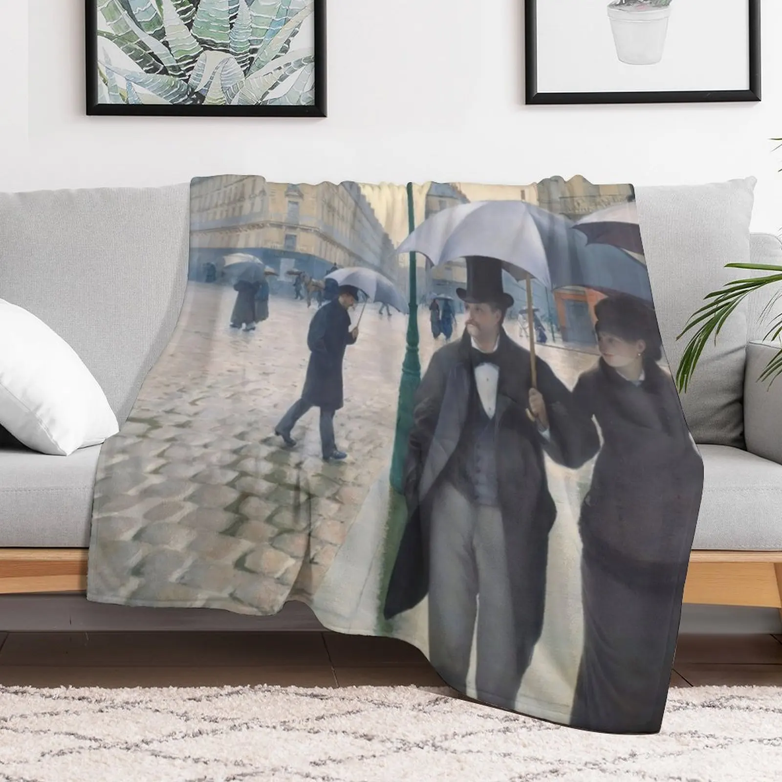 gustave caillebotte paintings, gustave art, artwork, oeuvres, tableau, portrait Throw Blanket