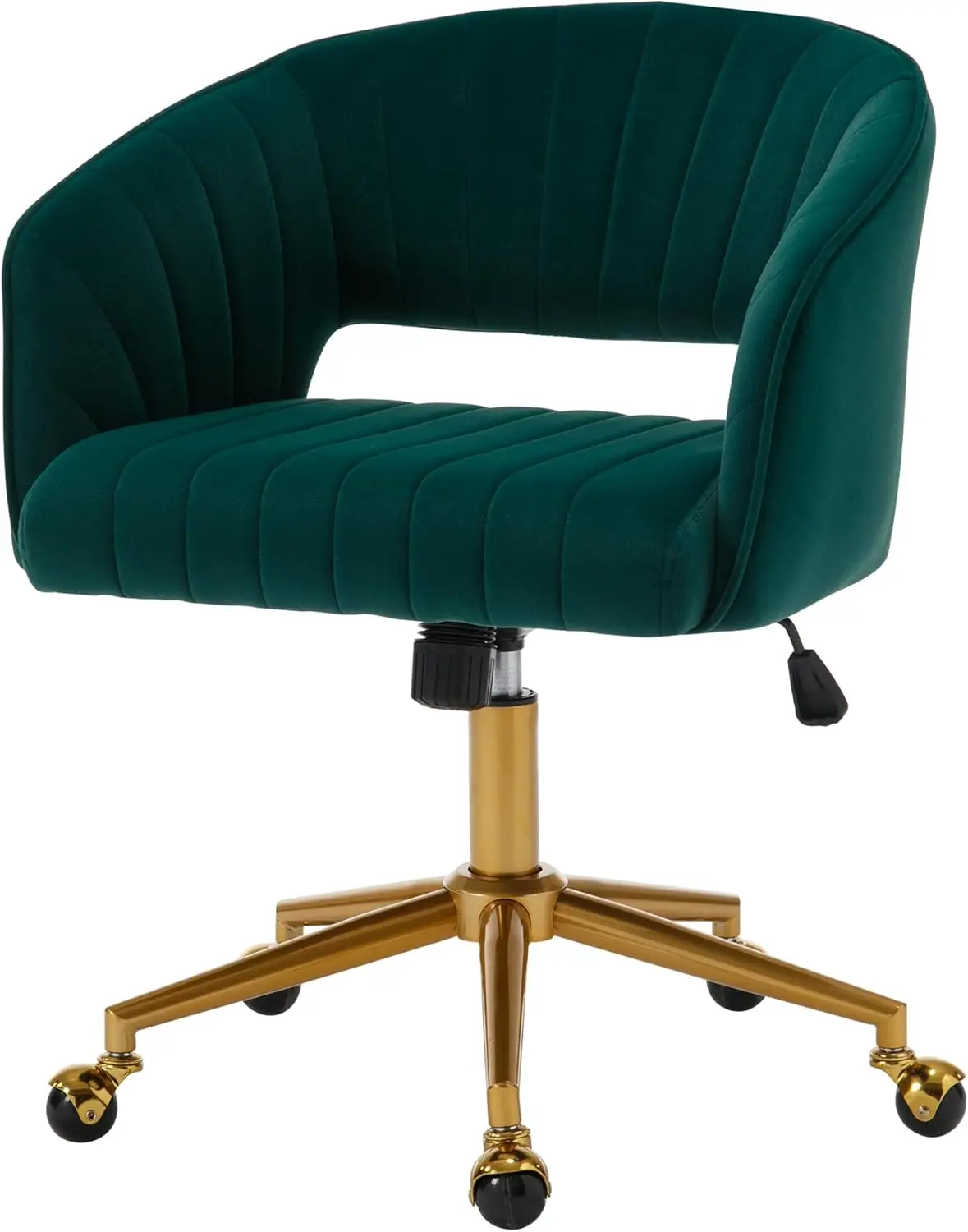 

Стулья для дома и офиса, современное бархатное вращающееся кресло, регулируемое по высоте вращающееся туалетное кресло с металлическим основанием, эргономичное кресло