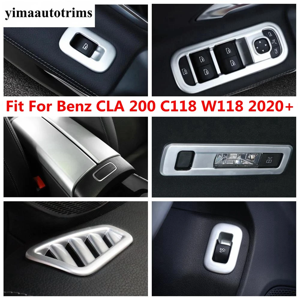 

Handle Bowl Rear Trunk Window Lift Button AC Air Cover Trim Interior Accessories For Mercedes-Benz CLA 200 C118 W118 2020 - 2024