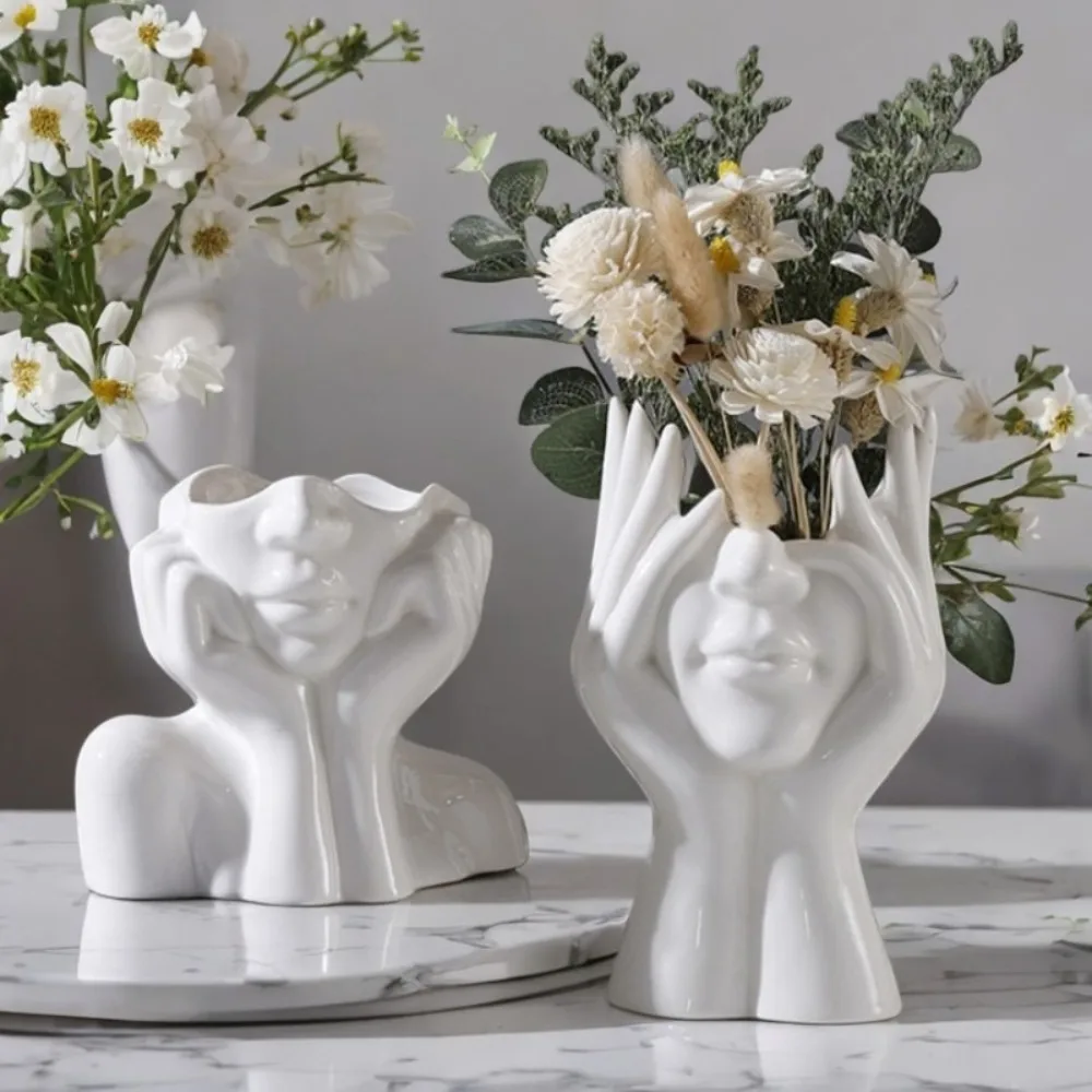 

Держатель для ручек для укладки человеческого тела, многофункциональное ведро для хранения украшений рабочего стола, креативный держатель для кистей для макияжа, офисная школа