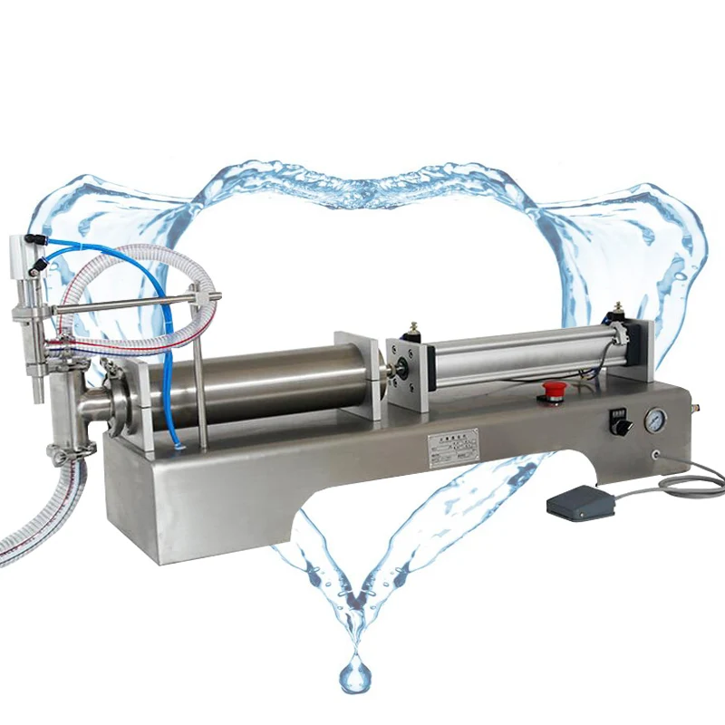 

Liquid Filling Machine Stainless Steel Pedal Type Pneumatic Quantitative Juice Filling Machine Beverage Packing Filler Machine
