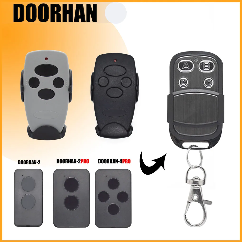 chip 100% control DOORHAN transmitter -433MHz rolling code 4-4PRO Garage Door Remote Control 2-2PRO Rolling door controll