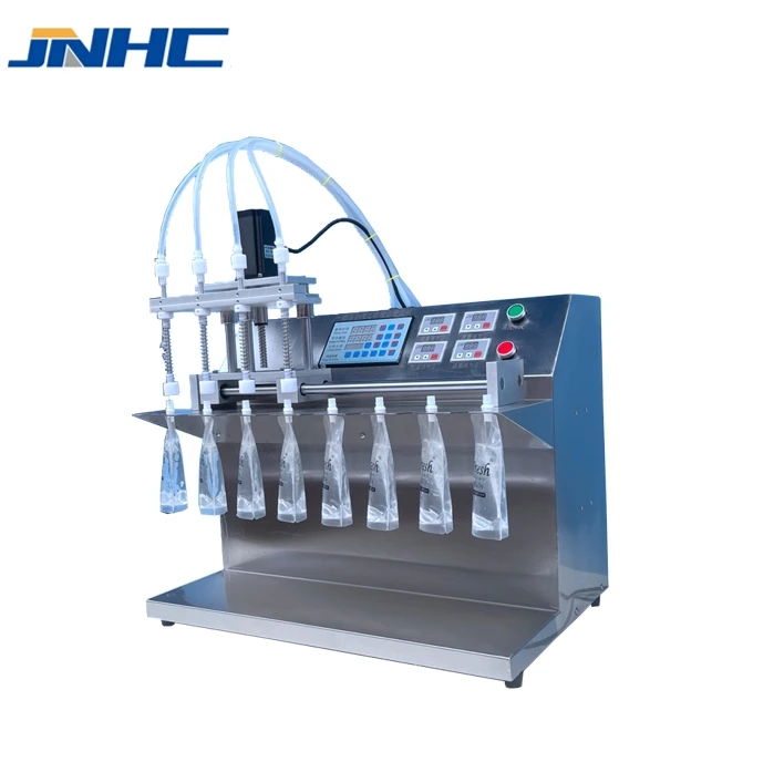 Factory Price Semi-automatic High-Speed Desktop Liquid Filling Machine Stand up Spout Pouch Milk Bag Pump Engine Core Components
