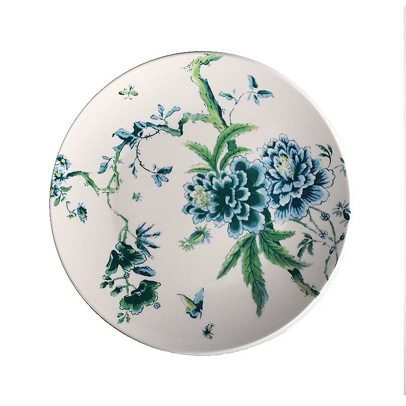 Nordic style ceramic tableware set classic European Cuiyu forest glaze color bowl coffee cup plate