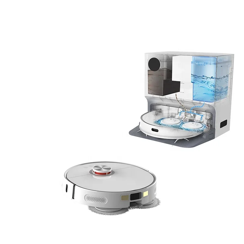 Airbot L107S Ultra Robot aspirateur Auto vide lavage automatique séchage à Air chaud Robot nettoyeur Recharge automatique appareil ménager Robot aspirateur