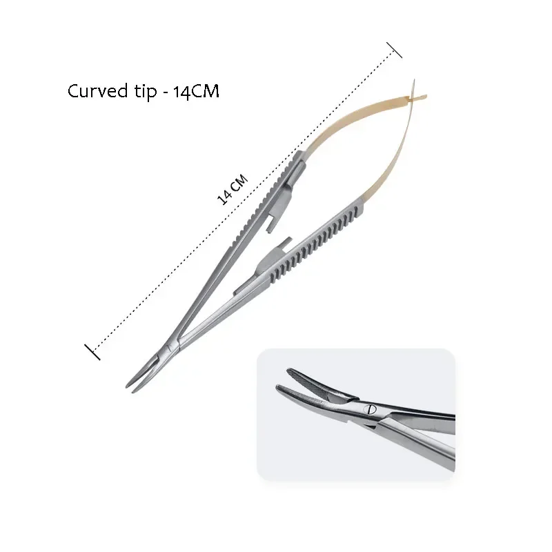 

Dental Implant Castroviejo Needle Holders and Matrix Tweezers for Precision Dental Procedures and Restorative Work