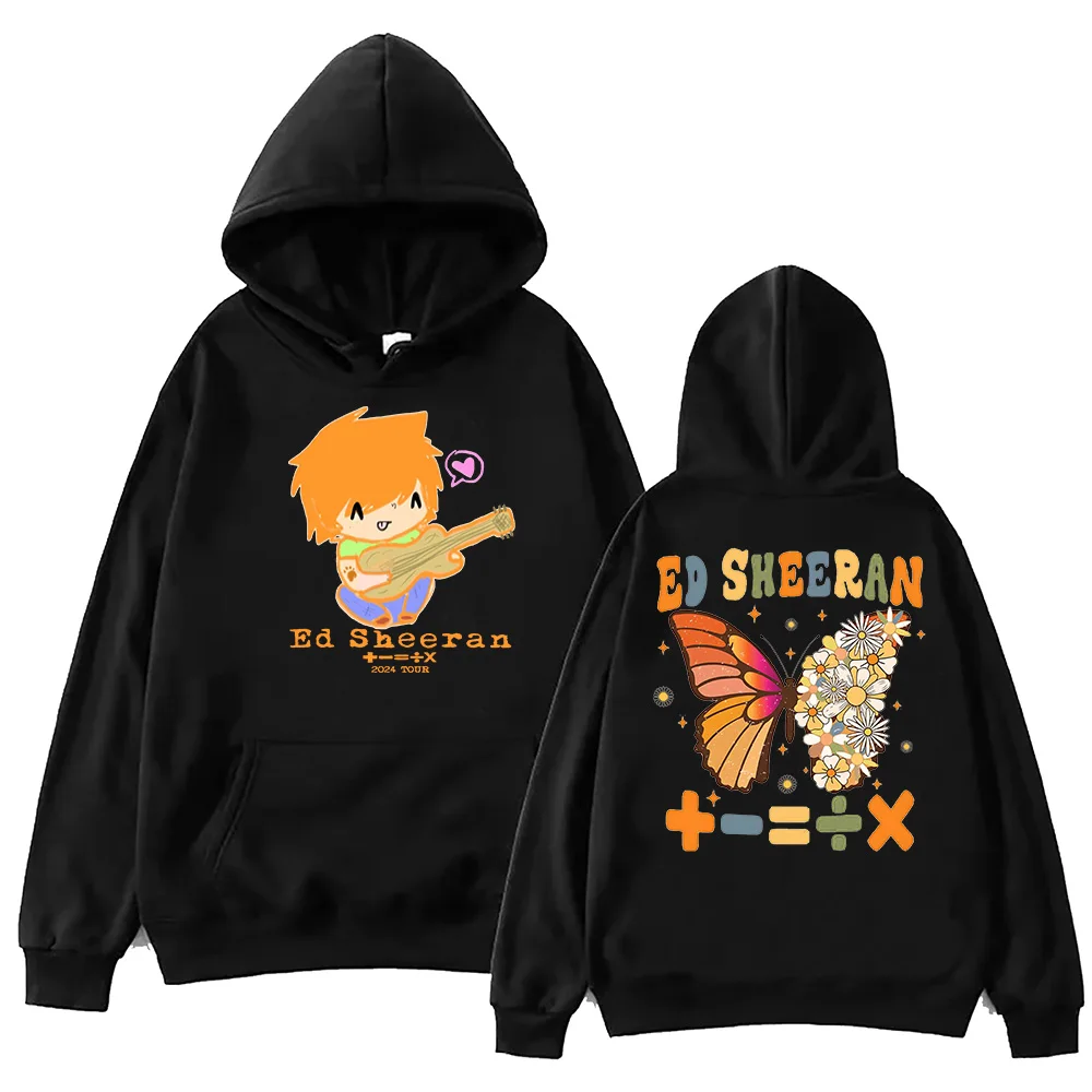 

Ed Sheeran The Mathematics 2024 Tour Hoodie Harajuku Hip Hop Pullover Tops Sweatshirt Fans Gift