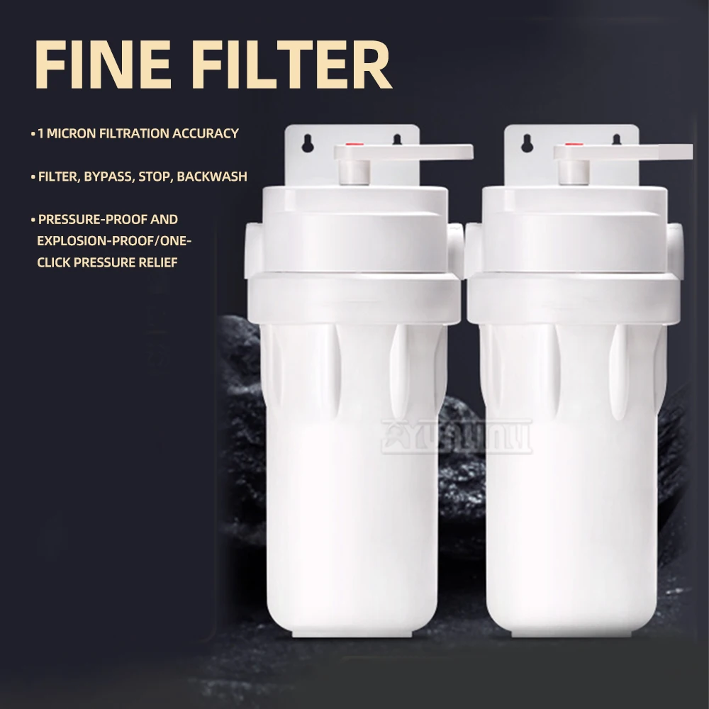 Household Water Filter System 10 Inch PP Cotton Pre Filter Purifier Back Flush System Filtr Do Wody