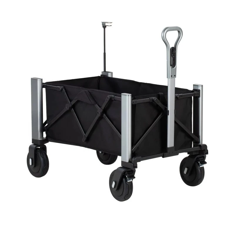 Electric smart trolley with LED 500W dual motors, 330 lbs, remote control operation, silent operation