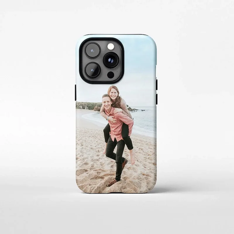

For iPhone 17 Air16 16e 15 14 13 12 Plus Pro Max Personalized Couple Picture phone Case Custom Image Valentine Gift