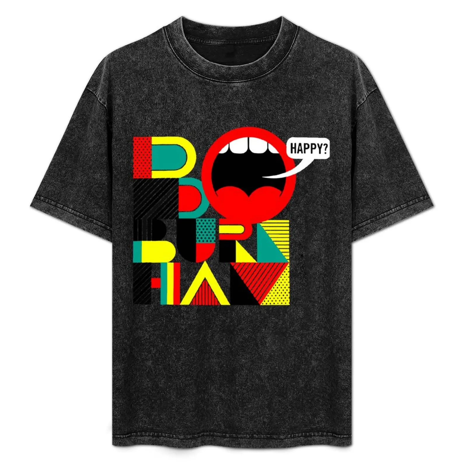 

People Classic Bo Burnham Arts Poster Happy Birthday Team T-Shirt Big and Tall Basic Tee Shirt