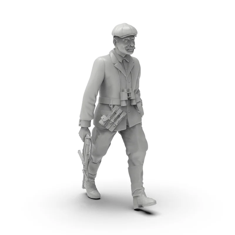 Micro figurine Miniature en résine de soldat russe de la seconde guerre mondiale, modèle blanc imprimé en 3D, jouet non assemblé, Kit non peint, cadeaux pour garçons, 1/72 1/64 1/35
