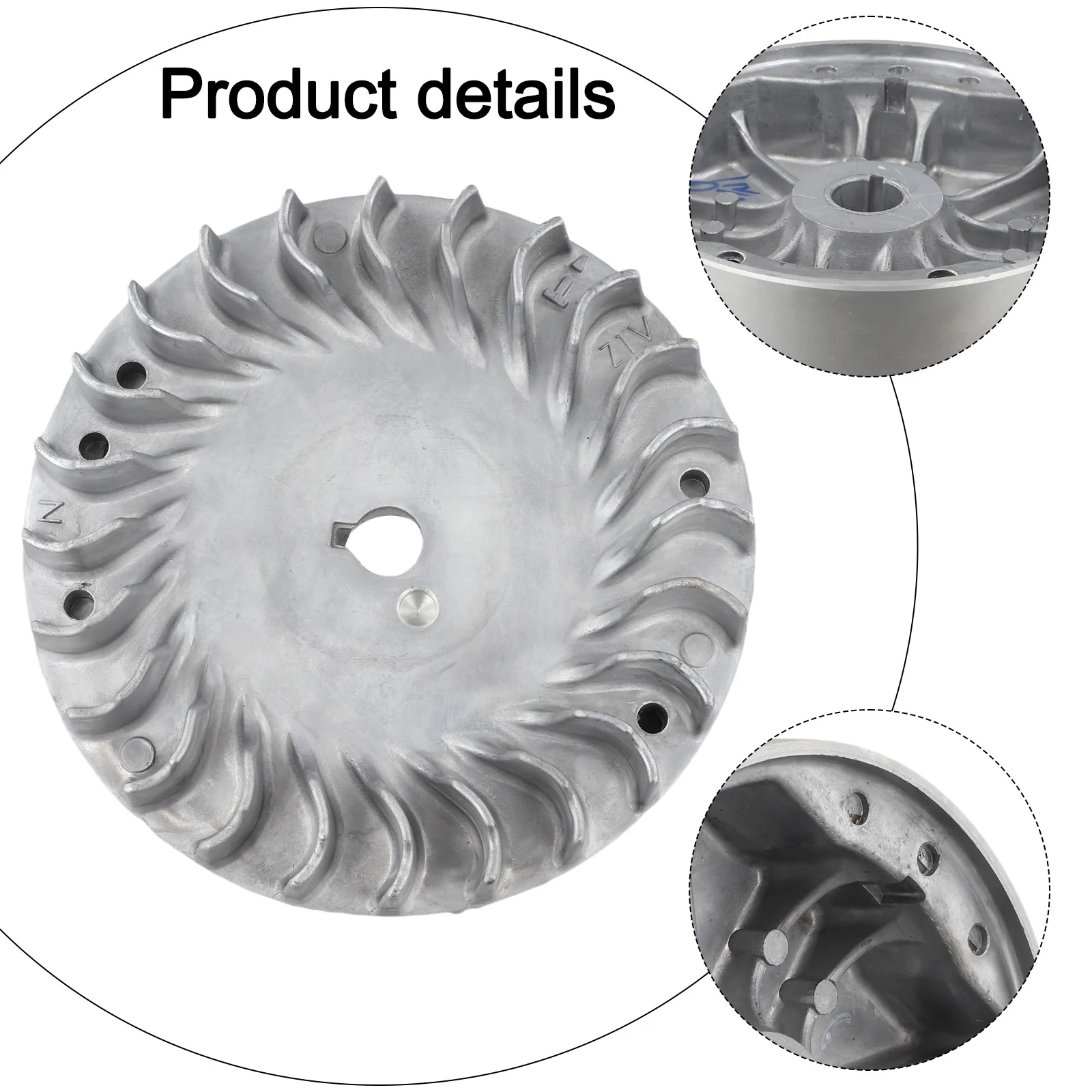 Enhanced Performance Aluminum Flywheel Accelerated Maneuverability Cast Aluminum Construction For Honda Clone As Shown