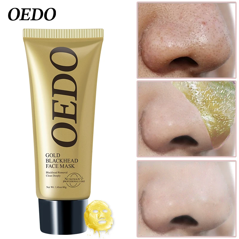 OEDO Gold Black Face Mask Skin care Removal Blackhead Whitening Acne Treat Exfoliating Oil-control Clean Deeply Face mask