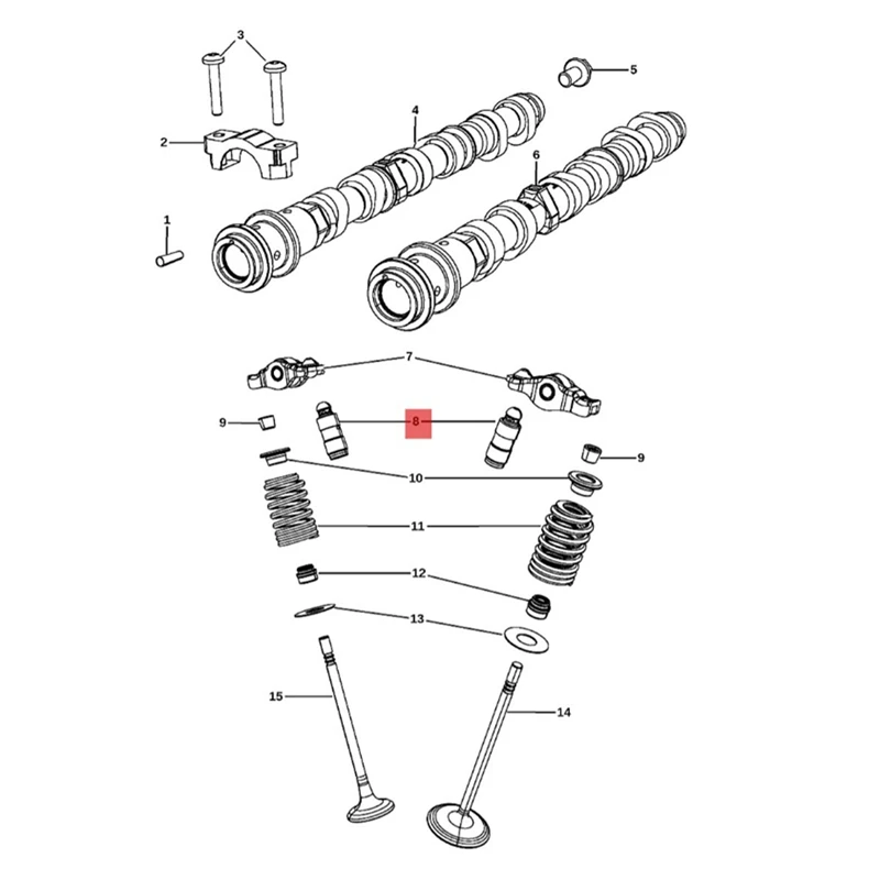 12Pcs 5184332AA Valve Lifter Kit for Chrysler Dodge Grand Jeep Ram Pentastar 3.6L 2011-2020 Adjuster Valve Lash Tappet