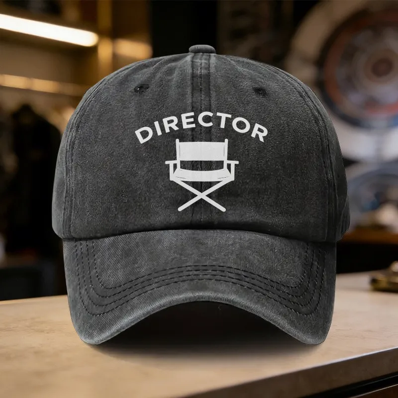 Director-Chair-Design-Washed-Cotton-Baseball-Cap-Unisex-Adjustable-Sun-Protection-Cap-for-Daily-Outdoor-Wear