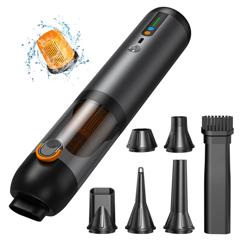 

Multi functional portable 2-in-1 wireless car vacuum cleaner, household pet care blowing and suction handheld vacuum cleaner