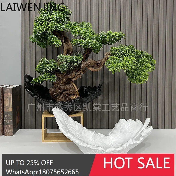 

MJY New Chinese Style Home Resin Vase Ornament Entrance Flower Art Decoration Landscape