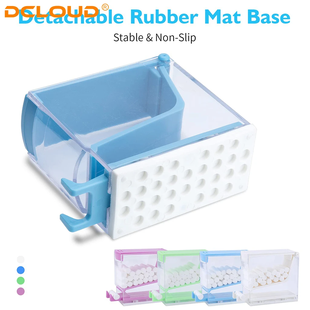 Dental Cotton Roll Dispenser Holder Press Type Box Swab Storage Box Cotton Rolls Organizer for Dentist Clinic Dentistry Tools