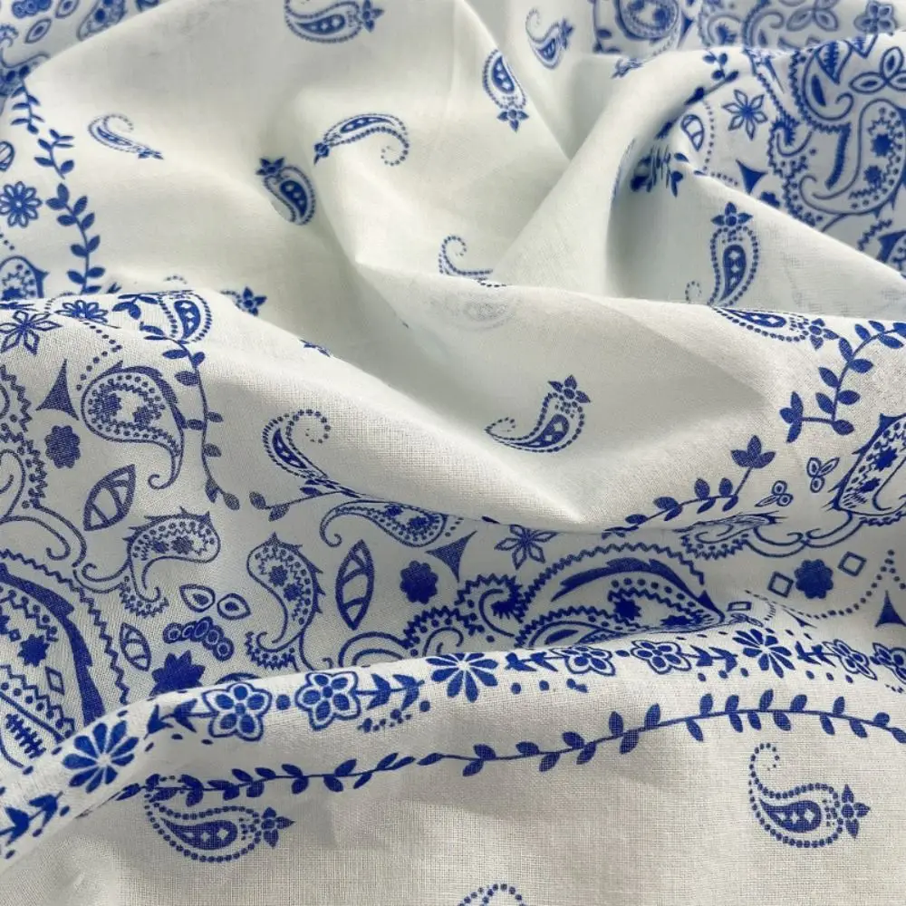 

All-match Thin Cotton Square Scarf Korean Scarf Hair Band Cashew Nut Print Silk Scarf Headband Breathable Small Scarves Outdoor